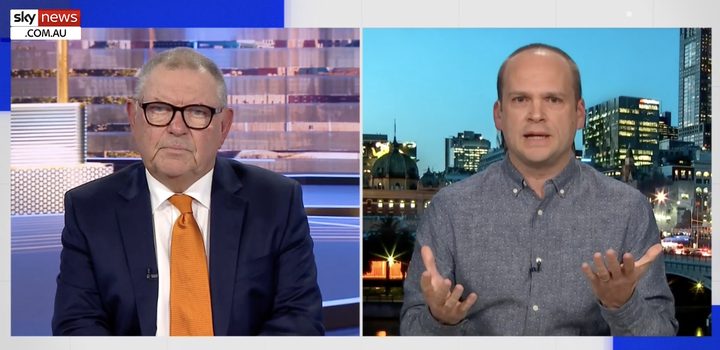 David Bartlett interviewed by Steve Price on Sky News